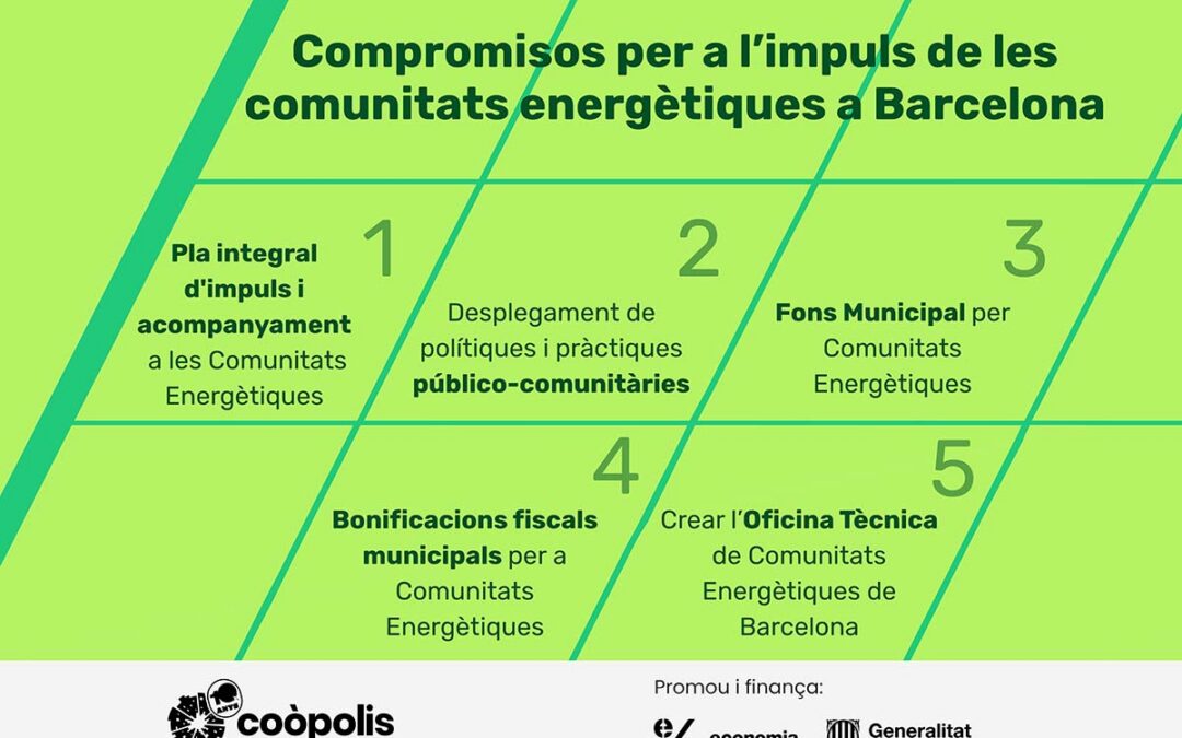 La Xarxa de Comunitats Energètiques de Barcelona demana un compromís polític real a l’Ajuntament